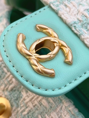 Girls Monogram Mini Designer Purses Chanel Mini Box Bag Green Pink