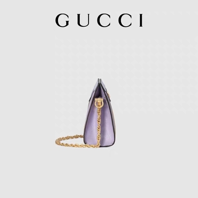 Tas Bermerek Kustom Berukuran Sedang Gucci Interlocking WOC Chain Bag