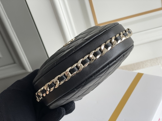 Ap3095 Hitam Mini Kain Chanel Flap Bag Dompet Koin 20 Inch