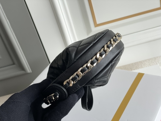 Ap3095 Hitam Mini Kain Chanel Flap Bag Dompet Koin 20 Inch