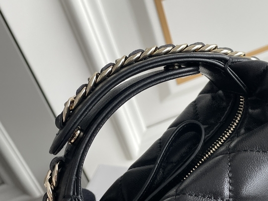 Ap3095 Hitam Mini Kain Chanel Flap Bag Dompet Koin 20 Inch
