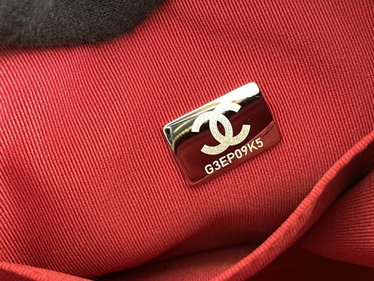 Chanel Gabrielle Tas Bahu Hobo Tas Tangan Kulit Anak Sapi Pra Milik