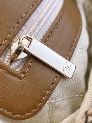 Tas Kurir Bermerek Cusomised 22P Chanel Straw Rafia Bag PU