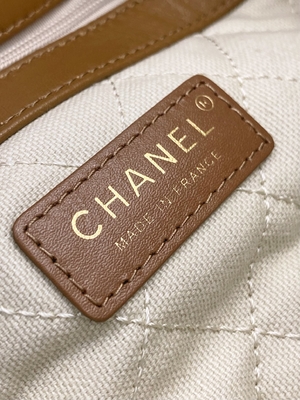 Tas Kurir Bermerek Cusomised 22P Chanel Straw Rafia Bag PU